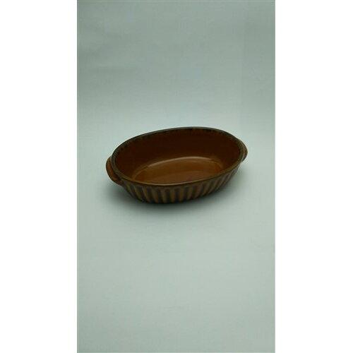TAMAKI ≪メーカー取寄≫ギャザー オーバルグラタン S BR (T-763049)【入数:40】|ECJOY!店
