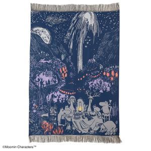 丸眞 MOOMIN ムーミン 晩夏 マルチカバー ブランケット インテリア (1445031200)【入数:3】|ECJOY!店