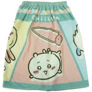 丸眞 ちいかわ アニメちいかわパネル 60cm丈 巻きタオル ラップタオル 着るタオル (1755033200)【入数:5】｜ECJOY！店