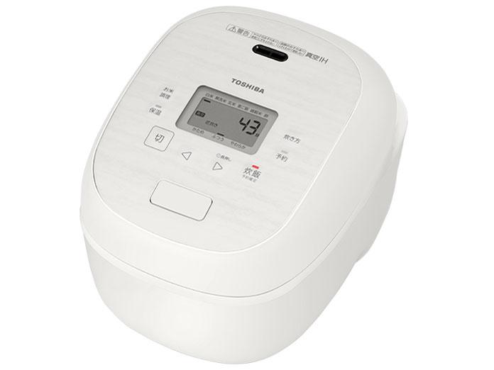 TOSHIBA 東芝 真空IH炊飯器 炎 匠炊き 銅かまど丸釜 3通りの匠炊きコース 真空保温 1升炊き ミルキーホワイト(RC-18RXB(W))｜ECJOY！店 25,432円
