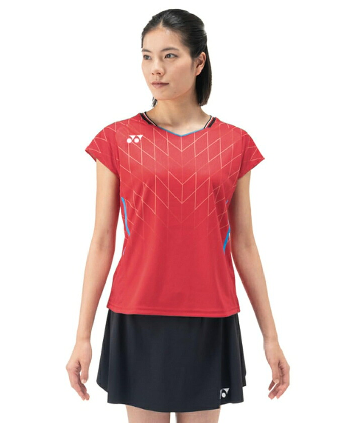 YONEX ヨネックス ウィメンズゲームシャツ(フィットシャツ) (20915) [色 : ジャパンレッド] [サイズ : M]｜ECJOY！店