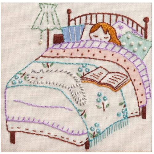 LECIEN (ルシアン) COSMO(コスモ)刺しゅうキット ねこと暮らす毎日(BED ROOM) (836)【入数:5】｜ECJOY！店