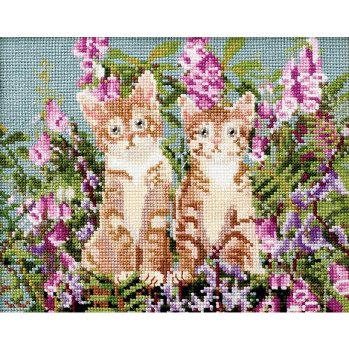 LECIEN (ルシアン) COSMO(コスモ)刺しゅうキット Cat ＆ Flower (ツインズ) (716)【入数:5】｜ECJOY！店 19,376円