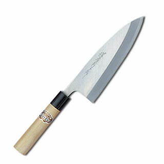 【業務用】本出刃包丁 堺孝行 本霞研 21cm 【庖丁 包丁 出刃包丁 包丁職人 包丁 sakai hocho 堺孝行 和包丁 和庖丁 魚用包丁包丁 人気の包丁メーカー 魚をおろす包丁】【ECJ】