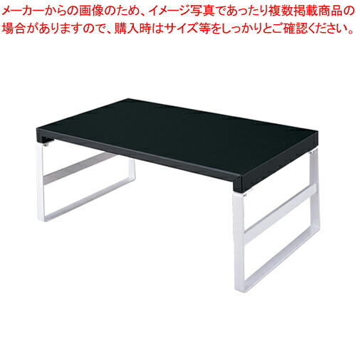 【まとめ買い10個仕掛ける品】机上台 390粍 黒 A-7331-24 クロ 1台【ECJ】
