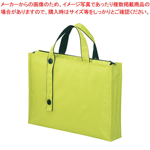 【まとめ買い10個仕掛ける品】キャリングバッグ 2通い路印字機 A-7651-6 キミドリ 1冊【ECJ】