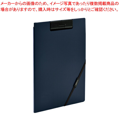 【まとめ買い10個セット品】SMART FIT クリップファイル A4 F-7560-11 ネイビー 1冊【ECJ】