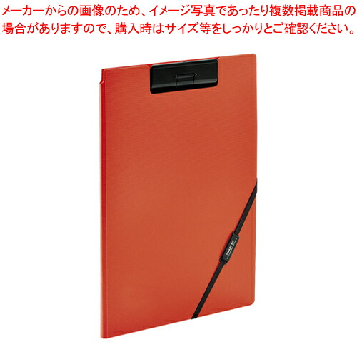 【まとめ買い10個セット品】SMART FIT クリップファイル A4 F-7560-4 オレンジ 1冊【ECJ】