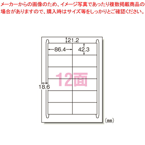 【まとめ買い10個セット品】ラベルシール〔インクジェット〕12面 28919 1Ｐ【ECJ】
