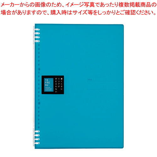 【まとめ買い10個仕掛ける品】テフレーヌ 輪っか万覚え帳 A4 9856TTE-LB ミズイロ 1冊【ECJ】