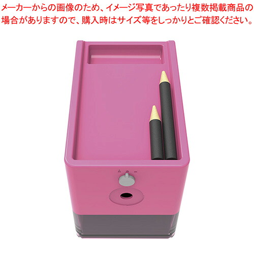 【まとめ買い10個仕掛ける品】電動木筆削り か細いお盆印字機 DPS-601KP サクラ色 1台【ECJ】