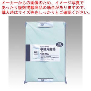 【まとめ買い10個セット品】事務用封筒カラー角2 ウスミズ100枚入 PK-121PS ウスミズ 1Ｐ【ECJ】