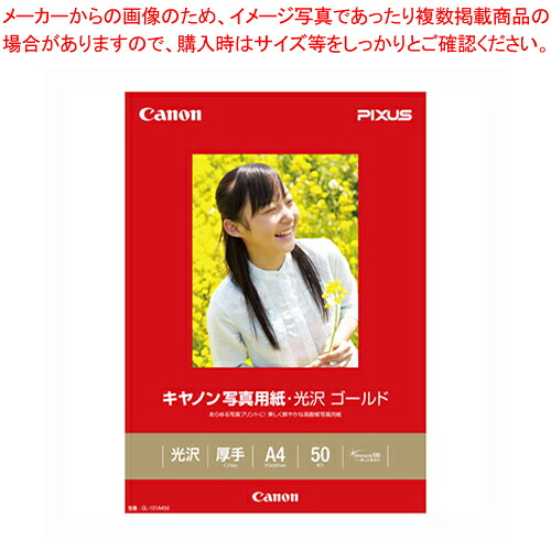 【まとめ買い10個セット品】写真用紙光沢 ゴールド A4 50枚 GL-101A450 1冊【ECJ】