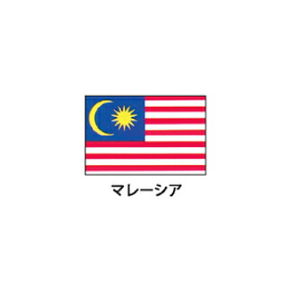 旗(世界の国旗)　エクスラン国旗　マレーシア　取り寄せ商品【ECJ】