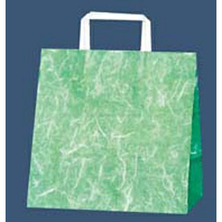 【まとめ買い10個セット品】 手堤袋 H25チャームバッグ E(平手)50枚入 雲竜緑【ECJ】