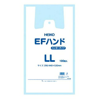 【まとめ買い10個セット品】 ポリエチレン手堤袋 EFハンド(100枚入)3L【ECJ】