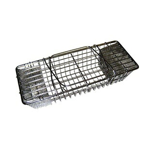 【まとめ買い10個セット品】 EBM 18-8 テーパー付 箸 消毒カゴ 大(260×102)【ECJ】