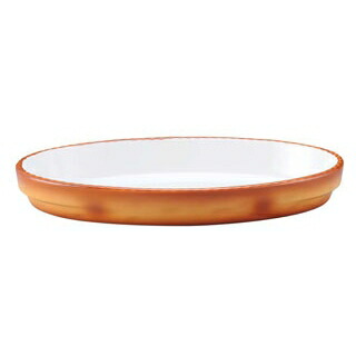 【まとめ買い10個書き割り品】 シェーンバルド オーバルグラタン皿 9278328(3011-28)茶 28糎【ECJ】