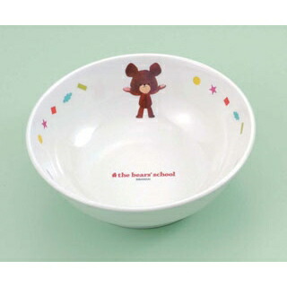 【まとめ買い10個セット品】 メラミン子供食器 くまのがっこう ラーメン鉢 CM-51J【ECJ】