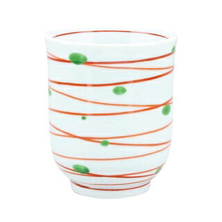 【まとめ買い10個セット品】 アルセラム強化食器 赤渦湯呑 EC1-66【ECJ】