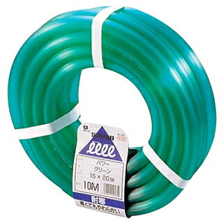 水道用ハイスーパーホース(φ15mm)普及タイプ 30m(緑色)HS-15 30G【ECJ】