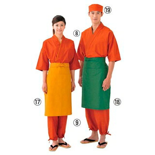 【まとめ買い10個仕掛ける品】 和かぶり笠 JW4628-3(男女兼用)橙 M【ECJ】