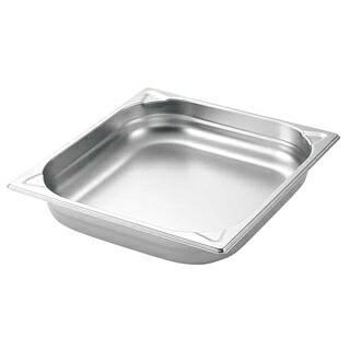 【まとめ買い10個仕掛ける品】 労働者階級料理人 18-8 GN食麺麭強化重なり押しとどめる付 2/3 20粍【ECJ】