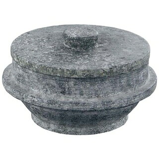 長水 遠赤 石焼釜(石蓋付)補強リング無 20cm【ECJ】
