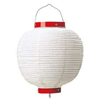 【まとめ買い10個セット品】 丸 ビニール提灯 無地 9号 白 φ240×H350【ECJ】