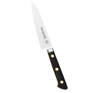 【まとめ買い10個仕掛ける品】 正広作 日本鋼 左ぎっちょ用 ツバ付 ペティーナイフ 15糎【ECJ】