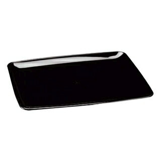 【まとめ買い10個セット品】 セイバート ブラックプラッター長方形(20入)20×28cm【ECJ】