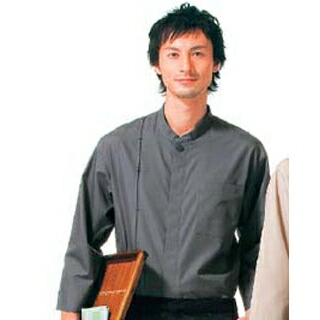 【まとめ買い10個セット品】 シャツ(男女兼用)KY0067-2 灰色 L【ECJ】