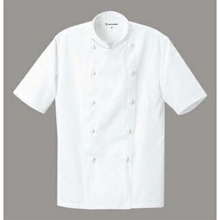 【まとめ買い10個セット品】 コックコート(男女兼用)AA499-0 ホワイト 3L【ECJ】 27,124円