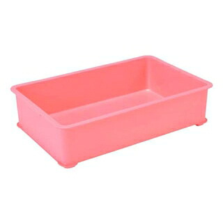 【まとめ買い10個セット品】 EBM PPカラー番重 A型 小 ピンク(サンコー製)【ECJ】