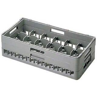 【まとめ買い10個セット品】 BK ハーフ グラスラック18仕切 HG-18-75【ECJ】