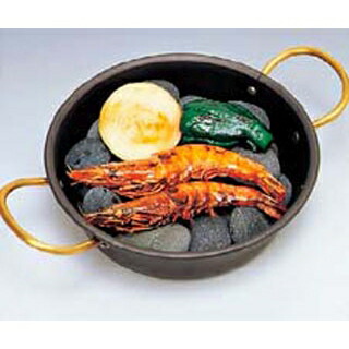 【まとめ買い10個仕掛ける品】 鉄 海石鍋 30糎 両手(石皆無)【ECJ】