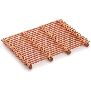 【まとめ買い10個セット品】 籐製 スカシスノコ 茶 16-839A【ECJ】