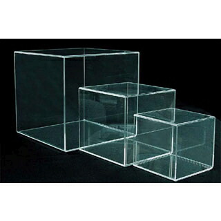 【まとめ買い10個セット品】 アクリルBOX サイコロトーメー 4面体 51769-3 中【ECJ】