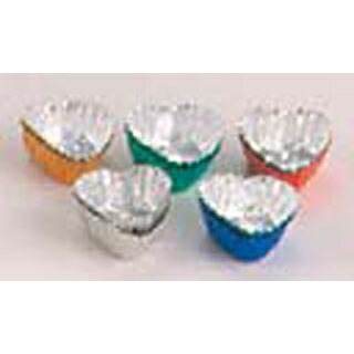 【まとめ買い10個セット品】 アルミ チョコカップ(1000枚入)ハート型 緑【ECJ】