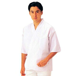 【まとめ買い10個セット品】 男性用 和風コート(調理服)BC1308-0 M【ECJ】｜マルシェ＆キッチンカーWORLD