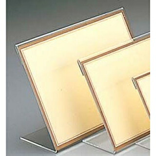 【まとめ買い10個セット品】 えいむ L型 メニュースタンド LS-1 大 210×149【ECJ】