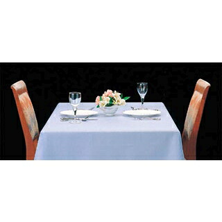 【まとめ買い10個仕かける品】 テーブルクロス モアレ(柄番15)1500×1500 青味【ECJ】