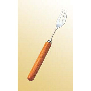 【まとめ買い10個セット品】 木製 丸 ハンドル フォーク 小(R-11)【ECJ】