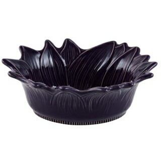 【まとめ買い10個仕掛ける品】 アポーリア サラダ菜どんぶり鉢 22糎 茄子 070222018【ECJ】