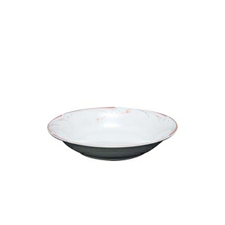 【まとめ買い10個セット品】 フラワーピンク 19cm スーププレート OFM01-220【ECJ】