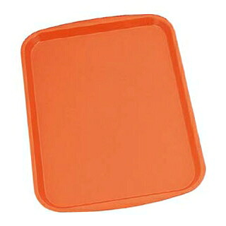 【まとめ買い10個セット品】 トラエックス ファーストフードトレー 1014-03 オレンジ【ECJ】