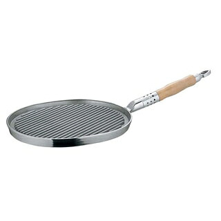【まとめ買い10個仕掛ける品】アルミイモノ 小判型 斜溝付 ビステキ食麺麭 小 265×245【ECJ】
