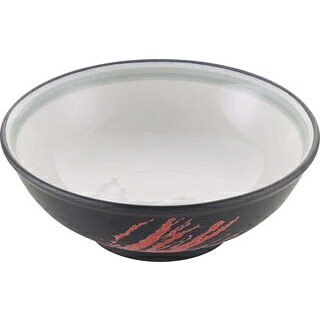 【まとめ買い10個セット品】 磁器 中華食器 黒釉筆流し 玉渕丼 7寸【ECJ】|マルシェ&キッチンカーWORLD