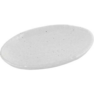 【まとめ買い10個セット品】 モダンホワイト 小判皿【ECJ】
