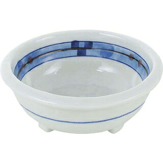 【まとめ買い10個セット品】 和食器コレクション キューヴ 三ッ足鉢 4寸【ECJ】